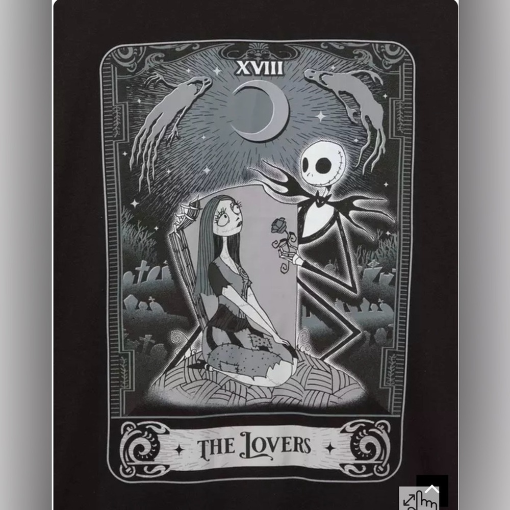 🆕 Torrid Disney Nightmare Before Christmas Tee size 2 - Picture 3 of 5